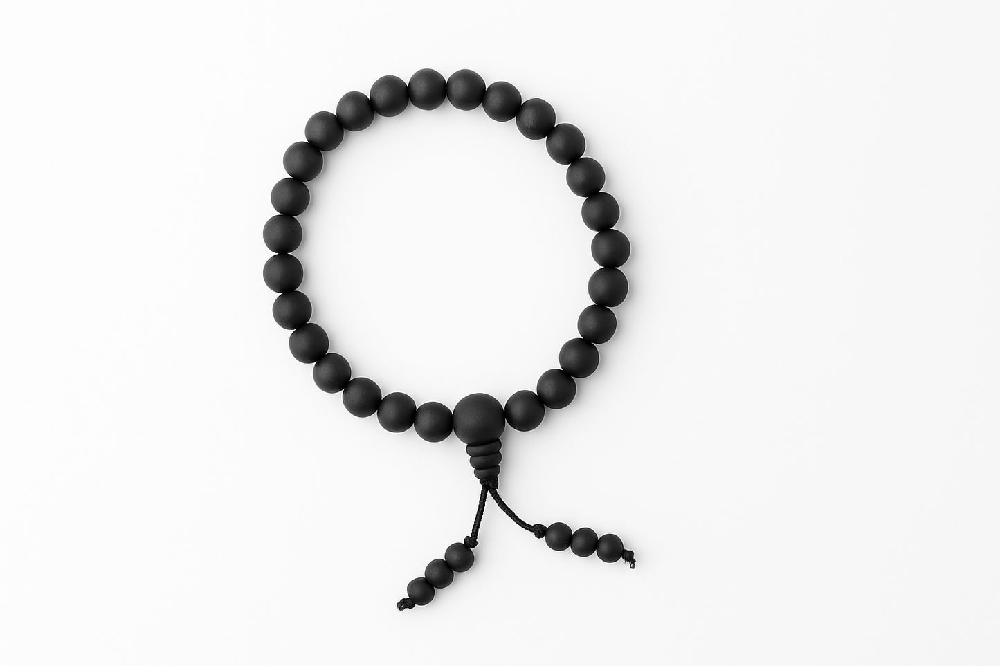 Karungali Mala & Bracelet Combo – Authentic Ebony Wood for Spiritual Protection & Healing