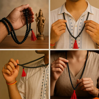 Karungali Mala – Sacred Blackwood Beads for Protection & Power